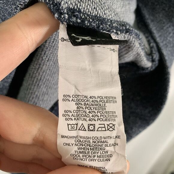 Oakley Hoodie Men's Medium Blue Graphic Print Drawstring Pockets Pullover - Picture 8 of 10